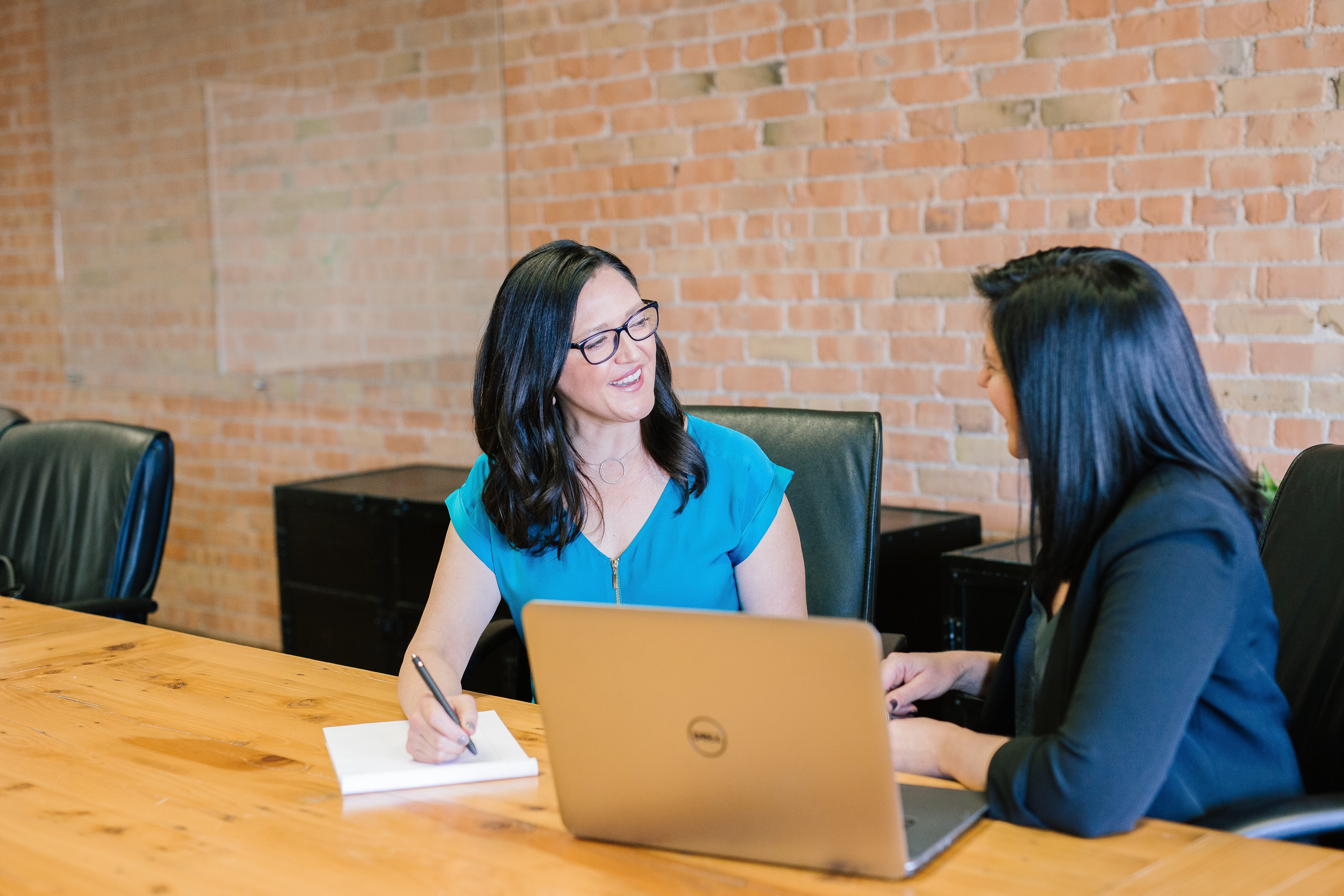 women in a meeting