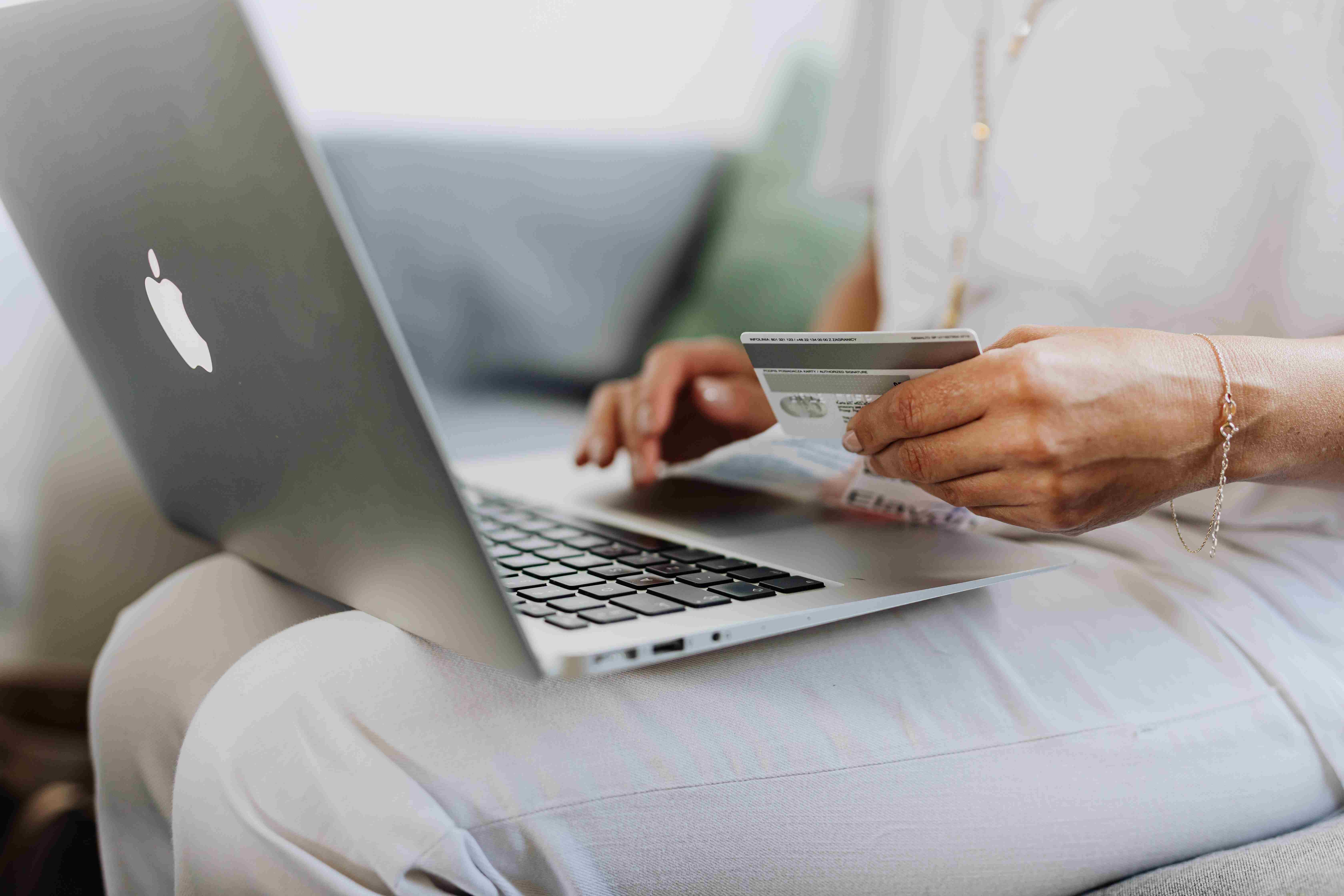 a person paying with a credit card